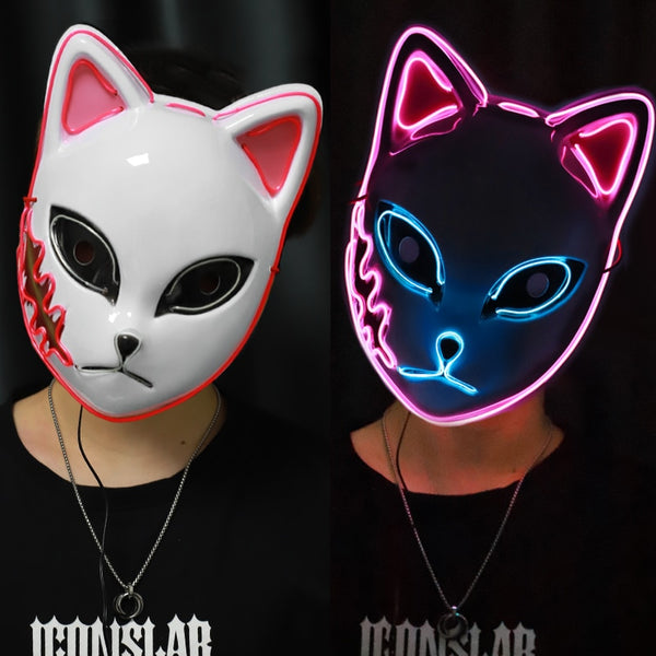 Halloween LED Cat Mask