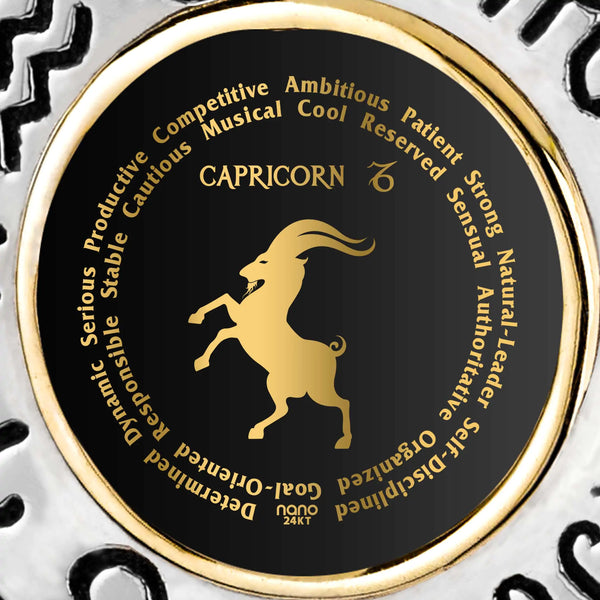 Capricorn Zodiac Sign Necklace