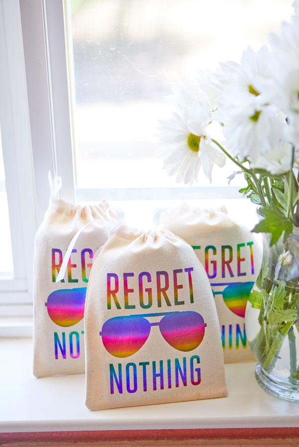 Regret Nothing Hangover Kit Bag