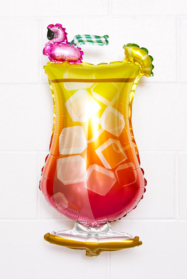 Large Tropical Drink Party Balloon