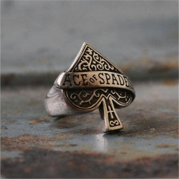 Ace Of Spades Poker Ring