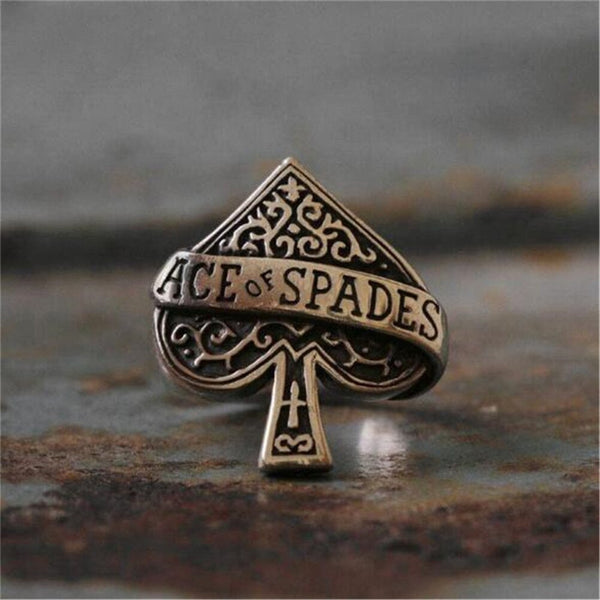 Ace Of Spades Poker Ring